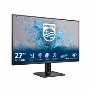 Philips 1000 series 27E2N1500L/00 monitors 68,6 cm (27") 2560 x 1440 pikseļi Quad HD LED melns