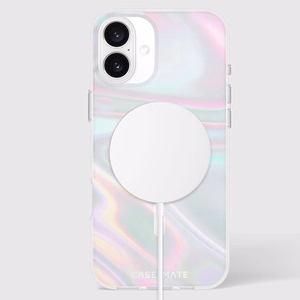 Case-Mate Soap Bubble MagSafe vāciņš ierīcei iPhone 16 Plus, zaigojošs