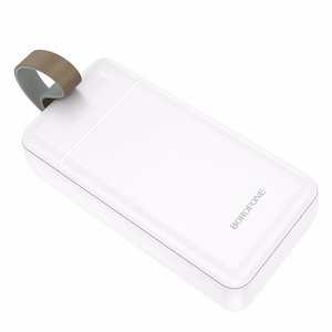Borofone BJ88B Clever ārējais akumulators 30000mAh 2xUSB balts