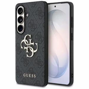 Guess maciņš 4G Big Metal Logo for Samsung Galaxy S26 melns
