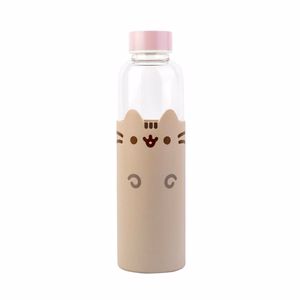 Pusheen stikla ūdens pudele, 500 ml