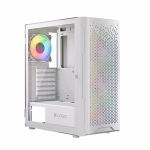 Logic ARAMIS ARGB MINIDI USB 3.0 datora korpuss, balts