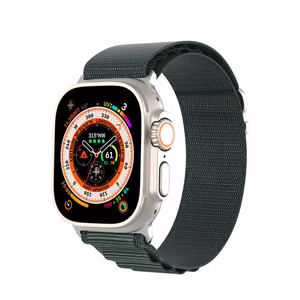 DUX DUCIS siksniņa GS neilona Apple Watch 42 / 44 / 45 / 49 mm zaļa