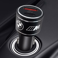 BMW lādētājs BMCCMUSBCK PD-QC 3.0 20W ātra uzlāde melns/melns M Edition