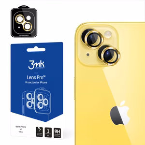 Apple iPhone 14 - 3mk kameras aizsardzība Pro dzeltena