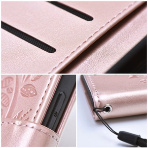 MEZZO Grāmatu futrālis priekš SAMSUNG A37 5G tree rose gold