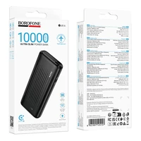 Ārējā baterija Power Bank Borofone BJ81A 10000mAh melna