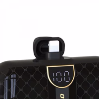 Power Bank Dudao "K20SL" Melns 5000mAh + iebūvēts Lightning savienojums