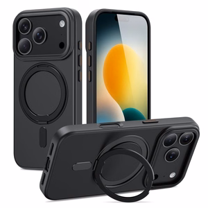 Tech-Protect MagRing MagSafe Чехол для iPhone 17 Pro Max - матовый чёрный