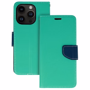 Чехол Fancy для Samsung Galaxy S21 Plus мятно-тёмно-синий