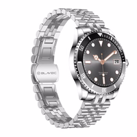 Blavec viedpulkstenis M-02 Business AMOLED pilna skāriena ar balss zvanu funkciju (SWM02-S) sudraba