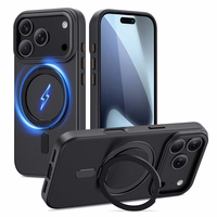 Tech-Protect MagRing Magnētiskais viedtālruņa apvalks iPhone 17 Pro - Matēts melns