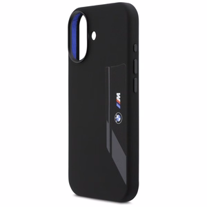 BMW M Silicon Vertical Logo MagSafe macins iPhone 17 - melns