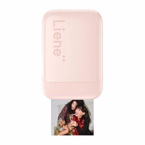 Портативный фотопринтер Liene Pearl 2x3" (розовый)