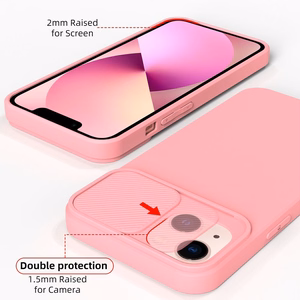 SLIDE viedtālruņa apvalks SAMSUNG A14 5G / A14 4G gaiši rozā