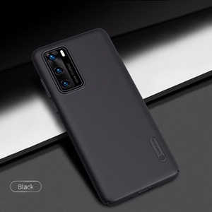Nillkin Super Frosted Shield vāciņš ierīcei Huawei P40, melns