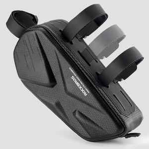 Rockbros stingra velosipēda rāmja augšējās caurules soma, 1,4 l, melna