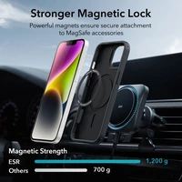 ESR Classic Hybrid Halolock Magnētiskais viedtālruņa apvalks MagSafe iPhone 14 Plus - Melns