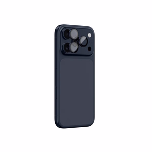 AmazingThing сапфировое стекло для камеры iPhone 17 Pro / Pro Max - с синей рамкой