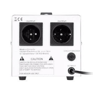 Automātiskais sprieguma stabilizators KEMOT MSER-1000 (1000 VA, servomotors)