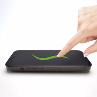 9H rūdītais stikls ar montāžas rāmi iPhone 14 Pro Max Wozinsky Premium stikls - melns