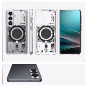 Spigen Ultra Hybrid Mag MagSafe maciņš priekš Samsung Galaxy S26+ Neo One - caurspīdīgs
