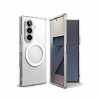 Ringke Fusion magnētiskais MagSafe viedtālruņa apvalks Samsung Galaxy Z Fold 7 - caurspīdīgs