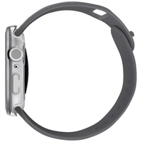 Uniq Voute aizsargstikla viedtālruņa apvalks Apple Watch 10 46 mm - sudraba
