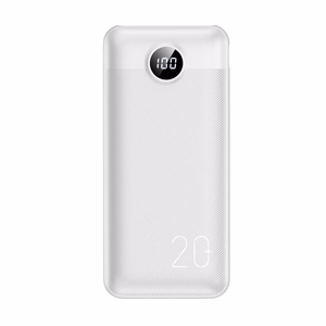 VEGER portatīvais lādētājs 20000 mAh PD QC3.0 2A20W L20S (VP2039PD / W2039PD) balts