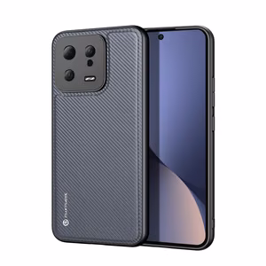 Dux Ducis Fino viedtālruņa apvalks Xiaomi 13 ar silikona rāmi pelēks
