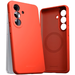 Maciņš Mercury Pure Magsafe silikona Samsung A576 A57 5G sarkans