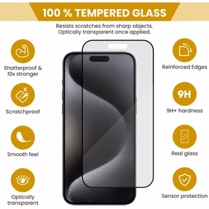 Ekrāna aizsargs Casper Pro Apple iPhone 15 Pro (nesalaužamas malas) (Blister)