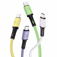 USAMS Kabelis U52 microUSB 2A Fast Charge 1m dzeltens SJ435USB03 (US-SJ435)