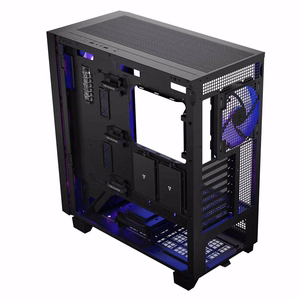 MODECOM VOLCANO PERUN APEX ARGB MIDI datora korpuss, melns