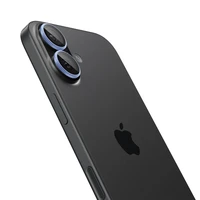 Spigen Optik Pro GLAS.TR “EZ FIT” kameras vāciņš, 2 gab. komplekts, paredzēts iPhone 16 / 16 Plus / 17 – zils