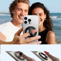 Joyroom JR-ZS500 magnētiskais gredzens, saderīgs ar MagSafe turētāju - melns