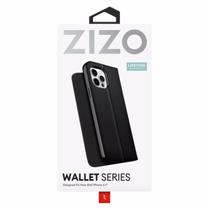 ZIZO WALLET Series vāciņš ierīcei iPhone 13 Pro Max, melns