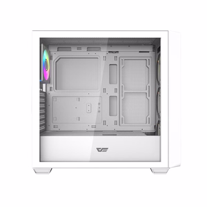 Darkflash DS900WD ATX datora korpuss (balts) + 4 ventilatori