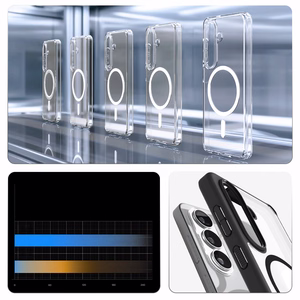 Spigen Ultra Hybrid Mag MagSafe maciņš priekš Samsung Galaxy S26 Plus caurspīdīgs melns