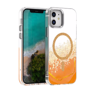 Epoxy Mag maciņš iPhone 12 / 12 Pro 6,1" oranžs