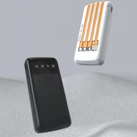 Universāls portatīvais lādētājs Dudao K6Pro 10000mAh ar USB, USB-C, Lightning kabeļiem