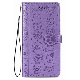 Futrālis Cat-Dog Samsung A356 A35 5G violets