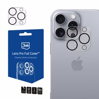 3mk Lens Pro Pilns kameras aizsargs iPhone 16 Pro / 16 Pro Max