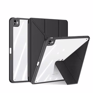 DUX DUCIS planšetdatora apvalks MAGI (m) ar zīmuli uzglabāšanas vietu iPad Pro 13 (2024) - melns (m)