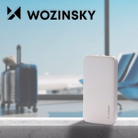 Portatīvais lādētājs Wozinsky Li-Po 10000mAh 2x USB balts (WPBWE1)