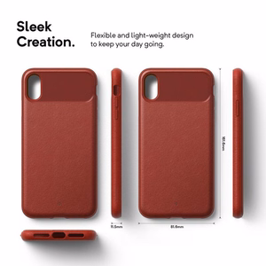 Caseology Vault vāciņš ierīcei iPhone XS Max, sarkans