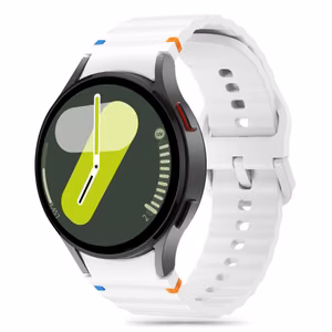 TECH-PROTECT SILICONE SPORT SAMSUNG GALAXY WATCH 4 / 5 / 5 PRO / 6 / 7 / FE БЕЛЫЙ