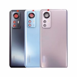 Aizmugurējais vāciņš saderīgs ar Xiaomi 12 (12X) / violets / (ar kameras lēcu) OEM