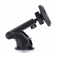 Auto lādētājs-turētājs 3mk Car MagCharger 15W (vējstikls/galda panelis), melns