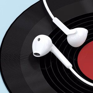 Dudao X3 вставные наушники проводные 3,5 мм миниджек белые